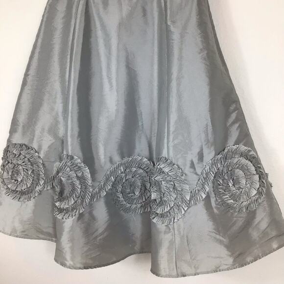 AMERICAN GIRL Taffeta Party Skirt Rosette Trimmed size 6 - Picture 3 of 5